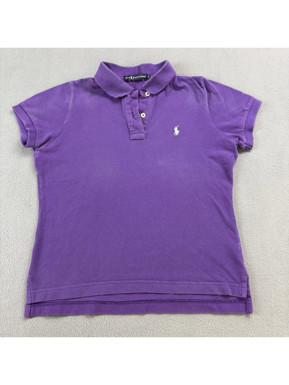 Vintage Polo Ralph Lauren Women’s Polo Shirt Size Large Purple